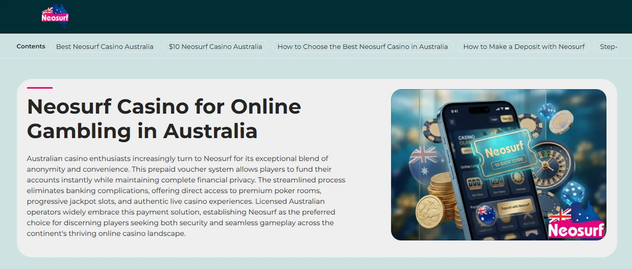 Neosurf Casino